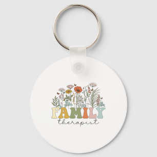 Therapist Family Therapy Mental Health  Keychain