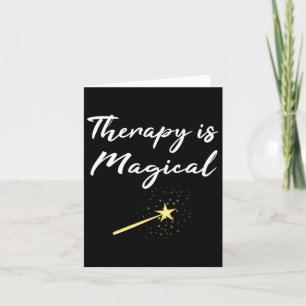 Therapist Gift Therapy Is Magical Mental Health Pr Card