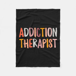 Therapist Mental Health Therapy Behavioural Fleece Blanket