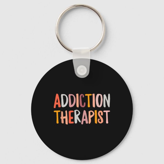 Therapist Mental Health Therapy Behavioural  Keychain (Front)