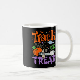Therapist Trach Or Treat Icu Rn Halloween Nurse Coffee Mug