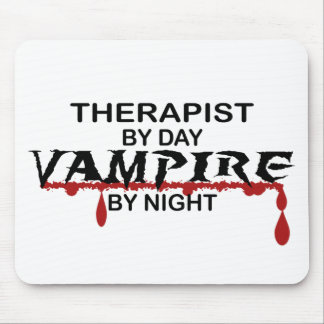 Therapist Vampire by Night Mouse Pad