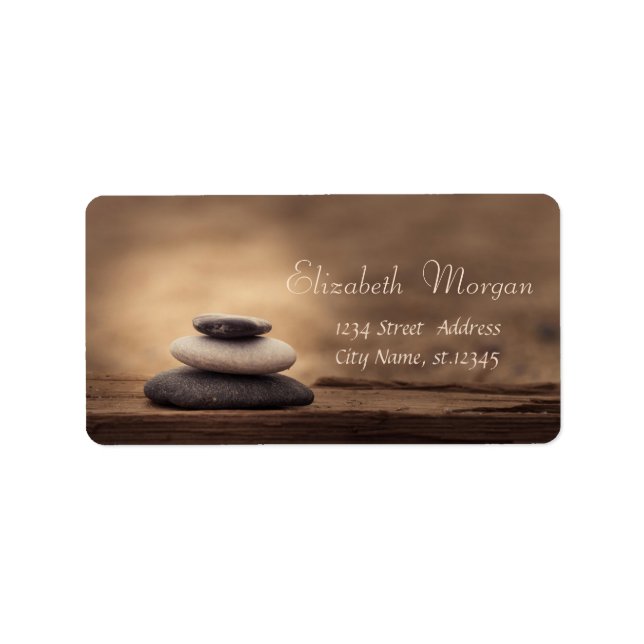 Therapist Zen Stones Brown Label (Front)