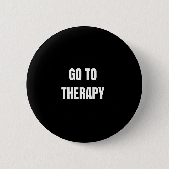 Therapy A Journey To Healing  2 Inch Round Button (Front)