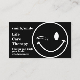 Therapy business card
