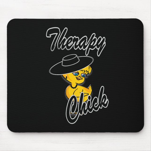 Therapy Chick #4 Mouse Pad (Front)
