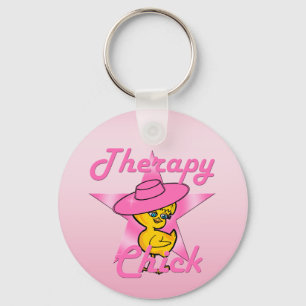Therapy Chick #8 Keychain