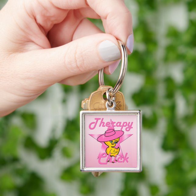 Therapy Chick #8 Keychain (Hand)