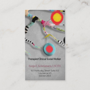Therapy & Counseling Services Business Card
