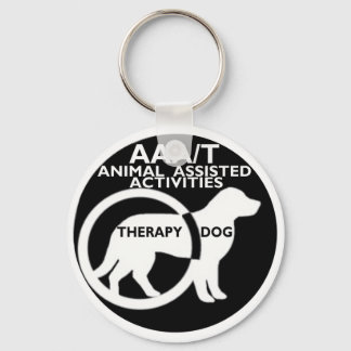 THERAPY DOG ANIMAL ASSISTED ACTIVITIES KEYCHAIN
