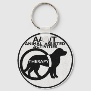 THERAPY DOG ANIMAL ASSISTED ACTIVITIES KEYCHAIN