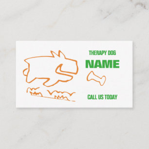 THERAPY DOG BUSINESS CARD
