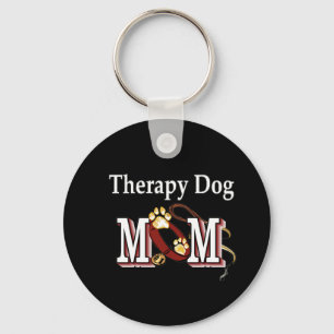 Therapy Dog Owners Gifts Keychain