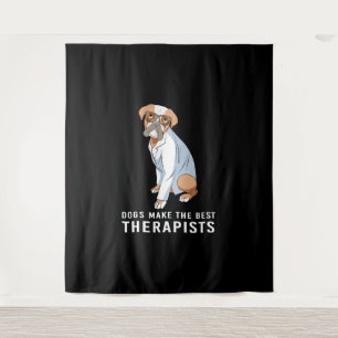 Therapy Dog Psychology Therapist Tapestry