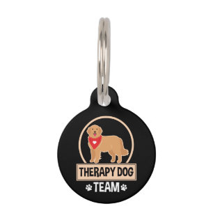 Therapy Dog Team Pet Tag