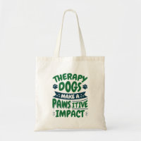 Therapy Dogs Make a Pawsitive Impact Paw Print