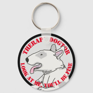 Therapy Dogtor Keychain