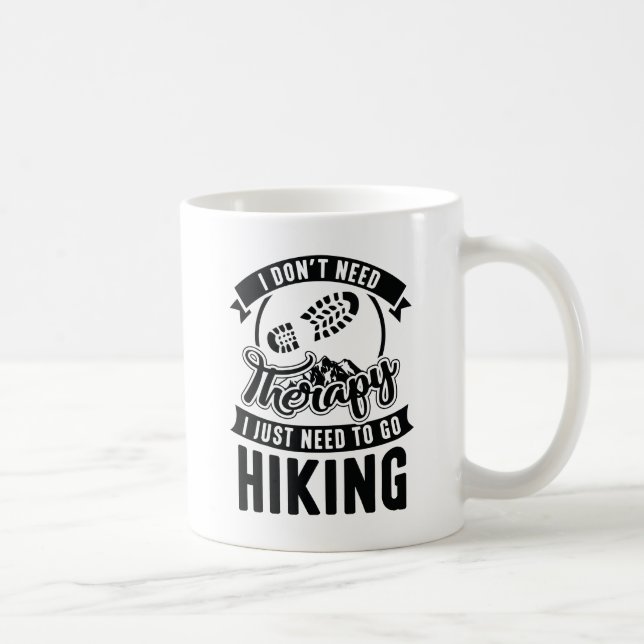 Therapy Hiking Coffee Mug (Right)