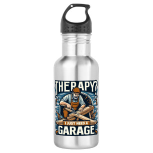 Therapy? I Just Need A Garage 532 Ml Water Bottle