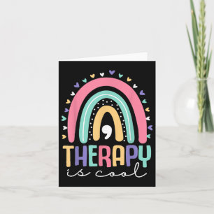 Therapy Is Cool Mental Health S Awareness Rainbow  Card