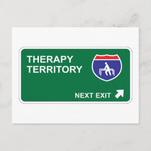 Therapy Next Exit Postcard