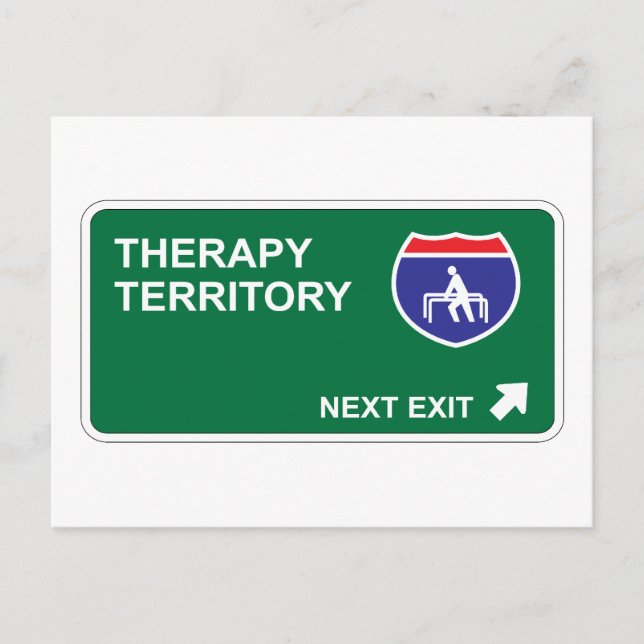 Therapy Next Exit Postcard (Front)