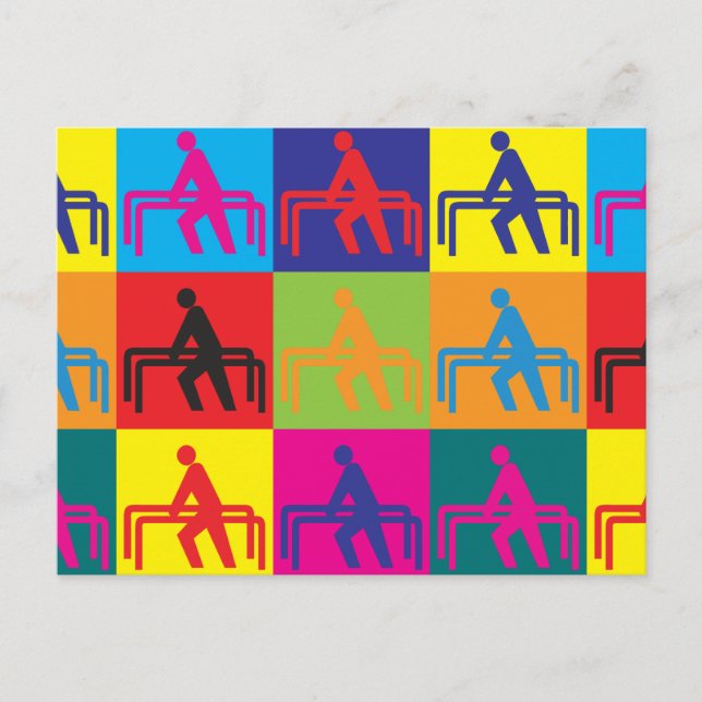 Therapy Pop Art Postcard (Front)