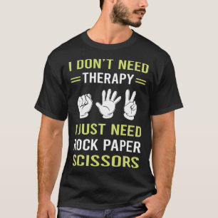 Therapy Rock Paper Scissors T-Shirt