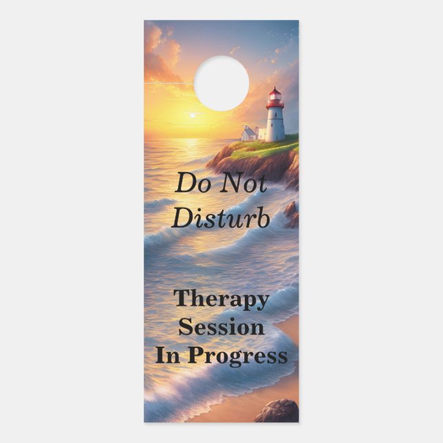 Therapy Session, Do Not Disturb  Door Hanger (Front)