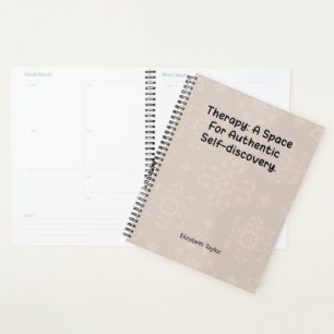 Therapy: Space for Authentic Self Discovery Planner