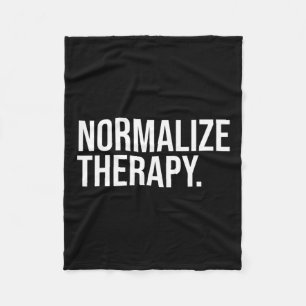 Therapy Statement Mental Health Active Heathcare Fleece Blanket