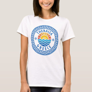 Therasia, Greece - Sunshine And Sea Women's T-Shirt