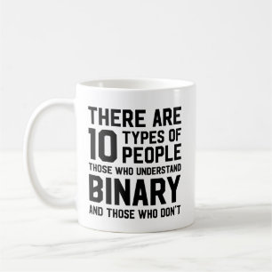There are 10 types of people binary mug