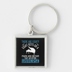 There Are Eighty-Eight Keys On A Piano And Within Keychain