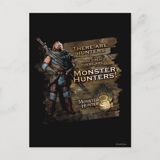 There are Hunters, and then there are... Postcard (Front)