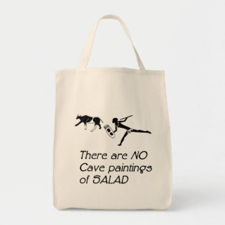 There Are No Cave Paintings of Salad Tote Bag
