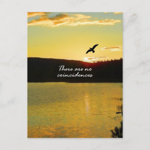 There Are No Coincidences Postcard