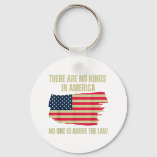 There Are No Kings In America, 2024 Us Flag  Keychain
