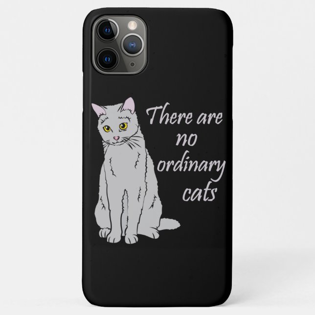 There Are No Ordinary Cats - Grey Cat Case-Mate iPhone Case (Back)