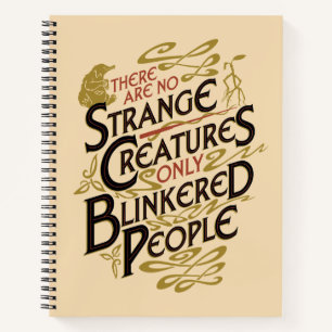 There Are No Strange Creatures Notebook