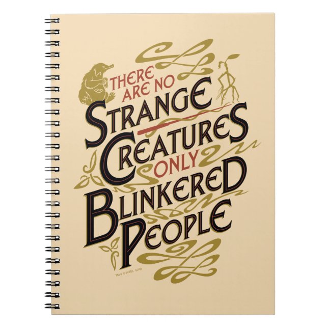 There Are No Strange Creatures Notebook (Front)