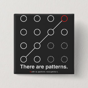 There_are_patterns 2 Inch Square Button