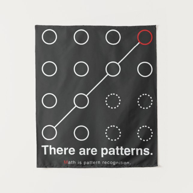 There_are_patterns Tapestry (Front)