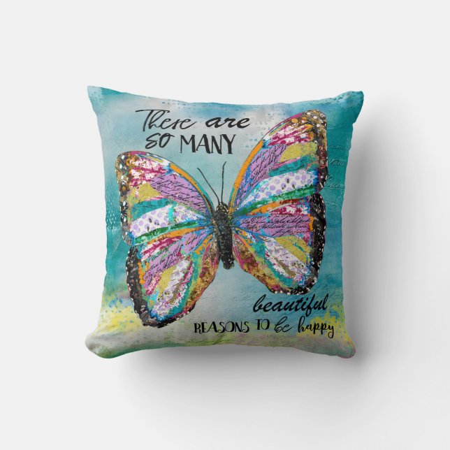 There Are So Many Beautiful Reasons  Throw Pillow (Front)