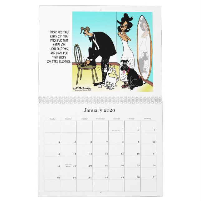 There Are Two Kinds of Fur Calendar (Jan 2026)