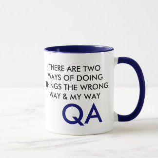 THERE ARE TWO WAYS OF DOING THINGSTHE WRONG WAY... MUG