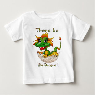 There Be Wee Dragons for Babies & Kids! Baby T-Shirt