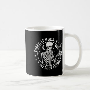 There Goes Last Flying F Halloween Skeleton Funny Coffee Mug