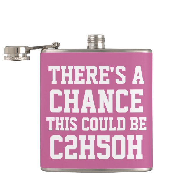 There Is A Chance This Could Be C2H5OH Hip Flask (Opened)