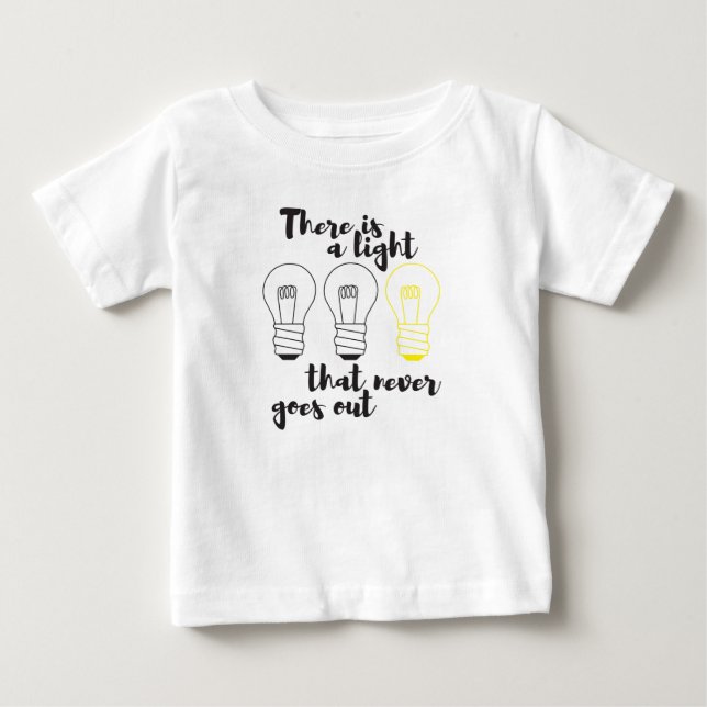 There is a Light that never goes out, jersey tee (Front)